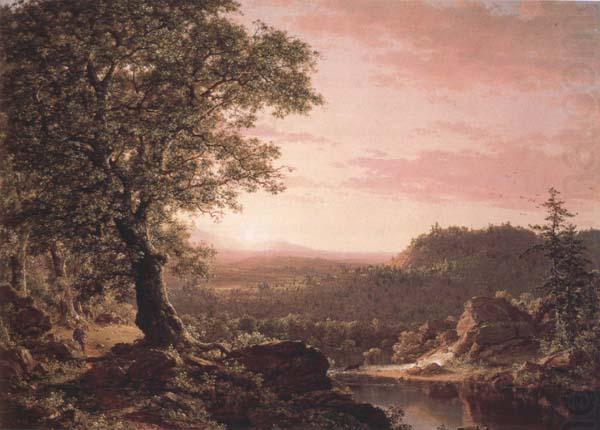 July Sunset,Berkshire County,Massachusetts, Frederic E.Church